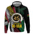 Ni-Van Vanuatu 45th Yumi Yumi Yumi Hoodie Vanuatuan Boar Tusk Polynesian Pattern