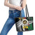 Ni-Van Vanuatu 45th Yumi Yumi Yumi Leather Tote Bag Vanuatuan Boar Tusk Polynesian Pattern