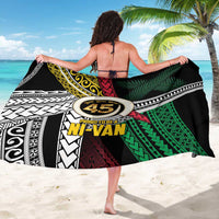 Ni-Van Vanuatu 45th Yumi Yumi Yumi Sarong Vanuatuan Boar Tusk Polynesian Pattern
