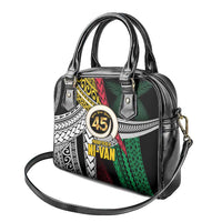 Ni-Van Vanuatu 45th Yumi Yumi Yumi Shoulder Handbag Vanuatuan Boar Tusk Polynesian Pattern