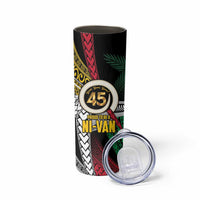 Ni-Van Vanuatu 45th Yumi Yumi Yumi Skinny Tumbler Vanuatuan Boar Tusk Polynesian Pattern