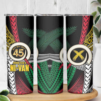 Ni-Van Vanuatu 45th Yumi Yumi Yumi Skinny Tumbler Vanuatuan Boar Tusk Polynesian Pattern