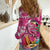 Hawaiian Flamingo Hibiscus Personalised Women Casual Shirt Pink Summer Tropical Flowers - Polynesian Pride