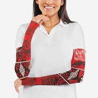 Vintage Ngatu Tribal Tonga Pattern Arm Sleeves LT9 - Polynesian Pride