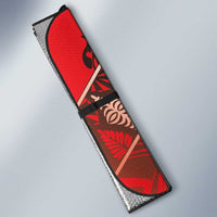Vintage Ngatu Tribal Tonga Pattern Auto Sun Shade - Polynesian Pride