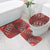 Vintage Ngatu Tribal Tonga Pattern Bathroom Set - Polynesian Pride