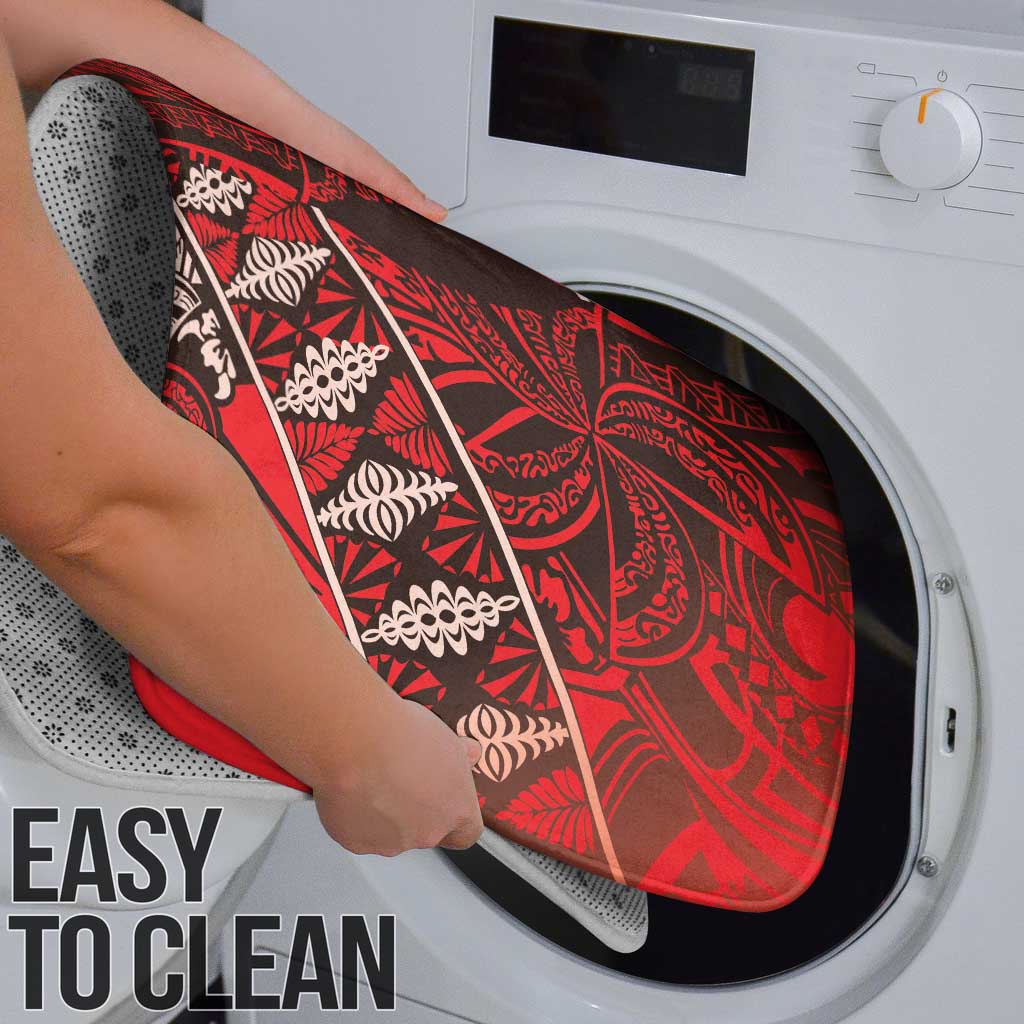 Vintage Ngatu Tribal Tonga Pattern Bathroom Set - Polynesian Pride