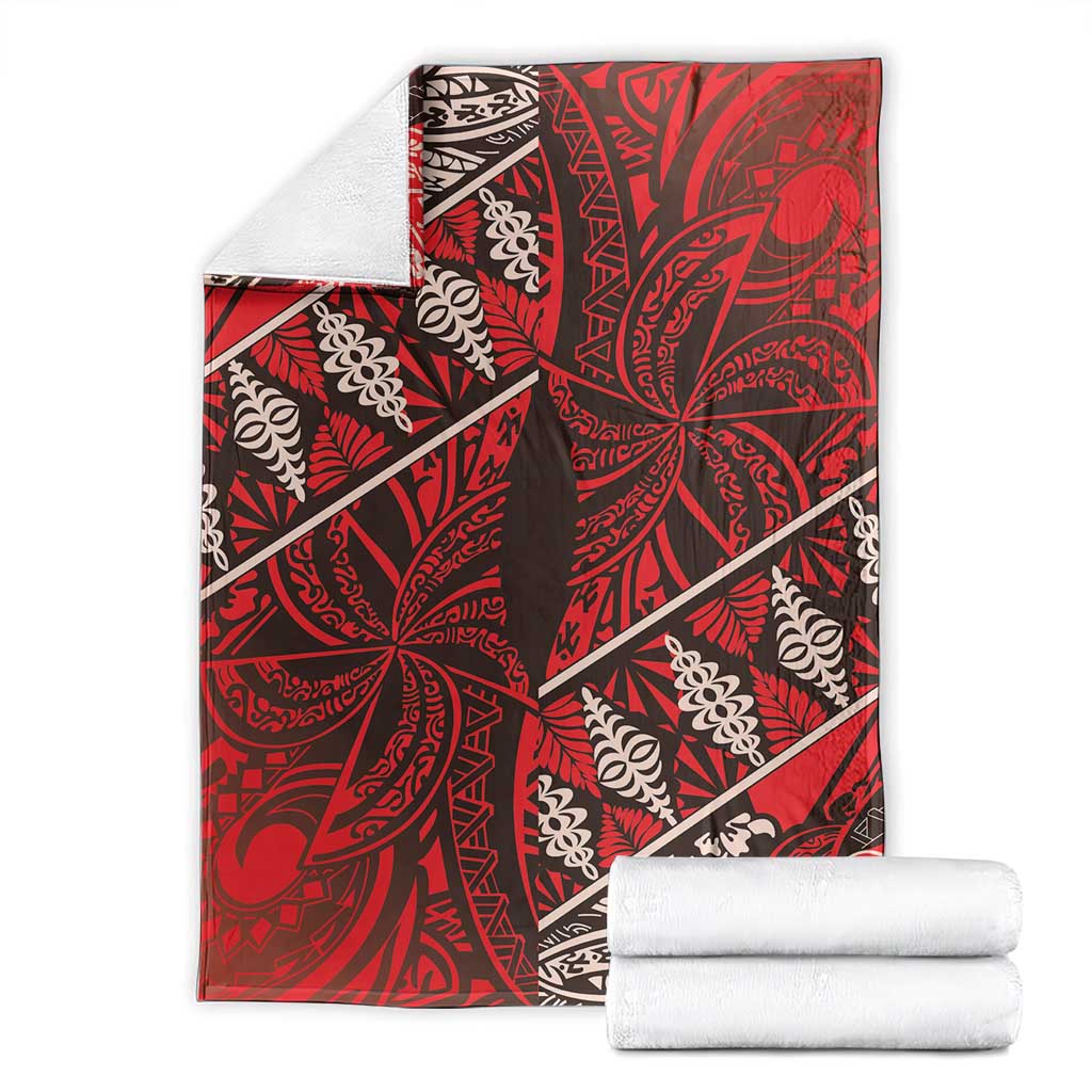 Vintage Ngatu Tribal Tonga Pattern Blanket - Polynesian Pride