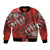 Vintage Ngatu Tribal Tonga Pattern Bomber Jacket - Polynesian Pride