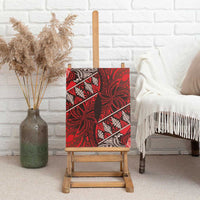 Vintage Ngatu Tribal Tonga Pattern Canvas Wall Art - Polynesian Pride