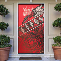 Vintage Ngatu Tribal Tonga Pattern Door Cover - Polynesian Pride