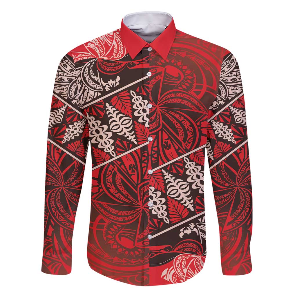 Vintage Ngatu Tribal Tonga Pattern Family Matching Short Sleeve Bodycon Dress and Hawaiian Shirt - Polynesian Pride