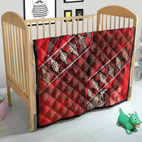 Vintage Ngatu Tribal Tonga Pattern Quilt - Polynesian Pride