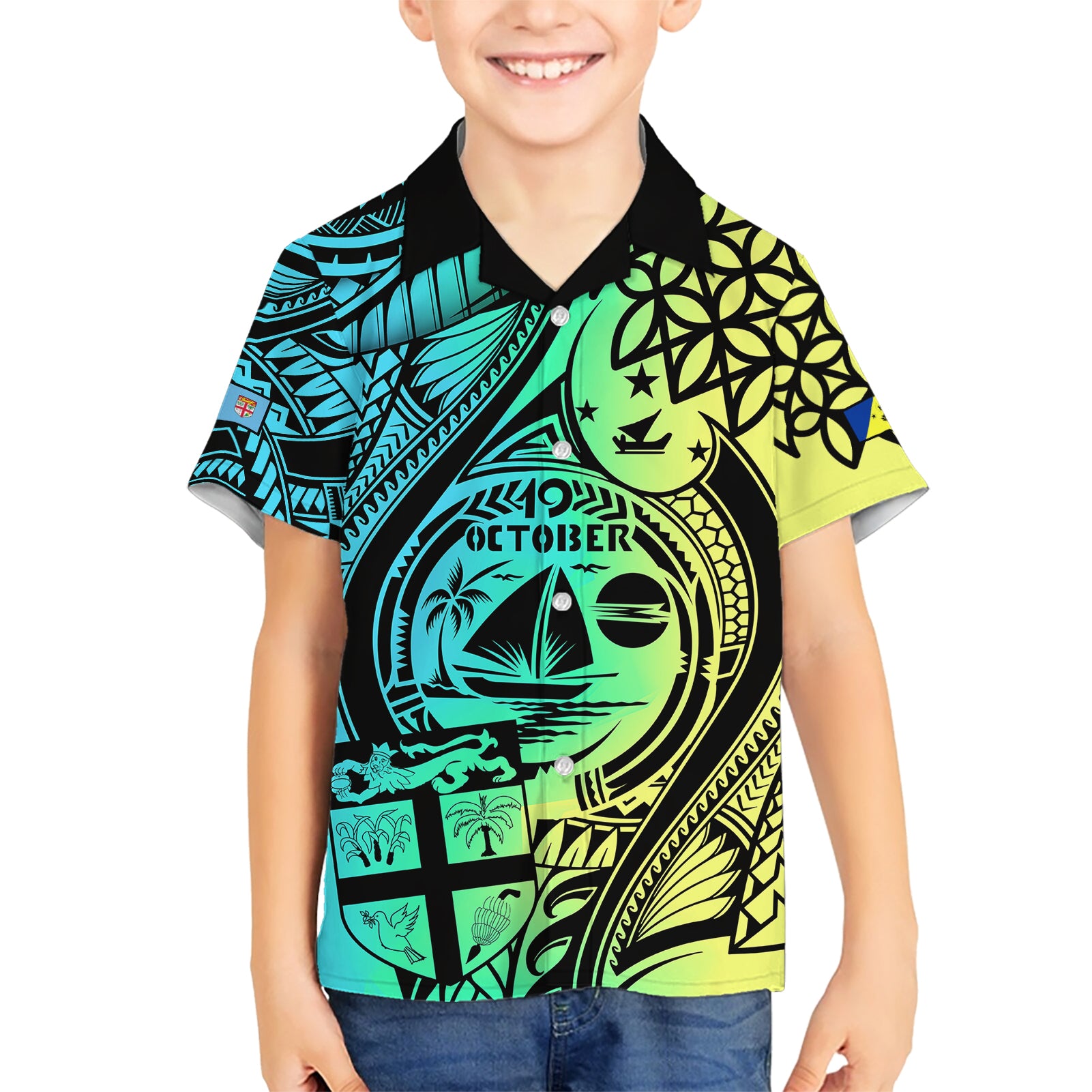 malampa-fiji-day-kid-hawaiian-shirt-vanuatu-sand-drawing-with-polynesian-pattern