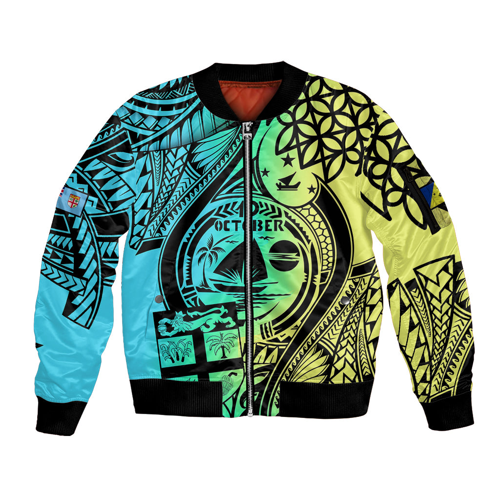 malampa-fiji-day-sleeve-zip-bomber-jacket-vanuatu-sand-drawing-with-polynesian-pattern
