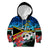 Torba Vanuatu Kid Hoodie Sand Drawing With Polynesian Pattern LT9 Hoodie Black - Polynesian Pride