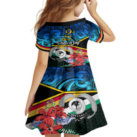 torba-vanuatu-kid-short-sleeve-dress-sand-drawing-with-polynesian-pattern
