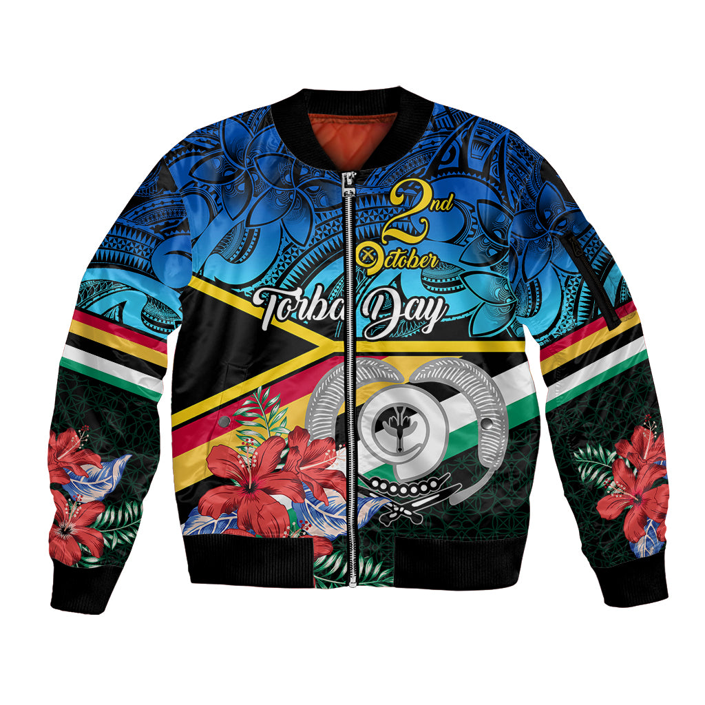 personalised-torba-vanuatu-sleeve-zip-bomber-jacket-sand-drawing-with-polynesian-pattern