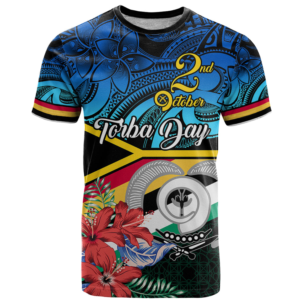 Personalised Torba Vanuatu T Shirt Sand Drawing With Polynesian Pattern LT9 Black - Polynesian Pride