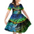 malampa-day-kid-short-sleeve-dress-vanuatu-flowers-with-malampa-emblem-tribal-pattern