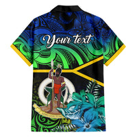 personalised-malampa-day-hawaiian-shirt-vanuatu-flowers-with-malampa-emblem-tribal-pattern