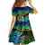 personalised-malampa-day-kid-short-sleeve-dress-vanuatu-flowers-with-malampa-emblem-tribal-pattern