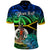 Personalised Malampa Day Polo Shirt Vanuatu Flowers with Malampa Emblem Tribal Pattern LT9 - Polynesian Pride