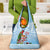 Melanesian Fiji Kula Bird Grocery Bag with Tagimoucia Masi Tapa Pattern
