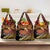 Melanesian Papua New Guinea Grocery Bag Plumeria Bird of Paradise Tribal