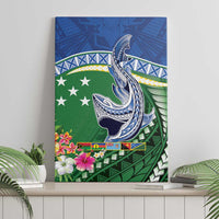 Melanesian Solomon Islands Canvas Wall Art Tropical Shark Tattoo