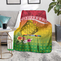 Melanesian Ni-Vanuatu Blanket Sea Turtle with Sand Drawing Pattern