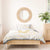 Aloha Lei Onaona Bedding Set Beige Hawaiian Tribal Pattern