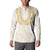 Aloha Lei Onaona Button Sweatshirt Beige Hawaiian Tribal Pattern