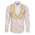 Aloha Lei Onaona Family Matching Mermaid Dress and Hawaiian Shirt Beige Hawaiian Tribal Pattern