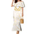 Aloha Lei Onaona Family Matching Mermaid Dress and Hawaiian Shirt Beige Hawaiian Tribal Pattern