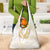 Aloha Lei Onaona Grocery Bag Beige Hawaiian Tribal Pattern