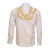Aloha Lei Onaona Long Sleeve Button Shirt Beige Hawaiian Tribal Pattern