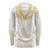 Aloha Lei Onaona Long Sleeve Shirt Beige Hawaiian Tribal Pattern