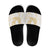 Aloha Lei Onaona Slide Sandals Beige Hawaiian Tribal Pattern - Polynesian Pride