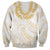 Aloha Lei Onaona Sweatshirt Beige Hawaiian Tribal Pattern