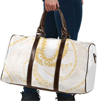 Aloha Lei Onaona Travel Bag Beige Hawaiian Tribal Pattern - Polynesian Pride
