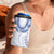 Aloha Lei Onaona 4 in 1 Can Cooler Tumbler Navy Blue Hawaiian Tribal Pattern