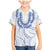 Aloha Lei Onaona Family Matching Mermaid Dress and Hawaiian Shirt Navy Blue Hawaiian Tribal Pattern