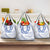 Aloha Lei Onaona Grocery Bag Navy Blue Hawaiian Tribal Pattern