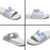 Aloha Lei Onaona Slide Sandals Navy Blue Hawaiian Tribal Pattern - Polynesian Pride