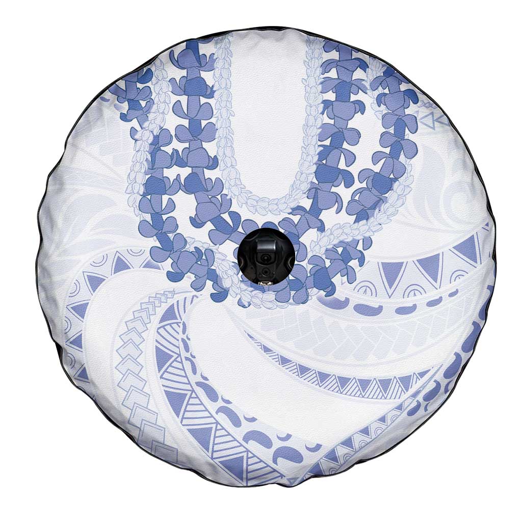 Aloha Lei Onaona Spare Tire Cover Navy Blue Hawaiian Tribal Pattern