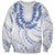 Aloha Lei Onaona Sweatshirt Navy Blue Hawaiian Tribal Pattern