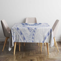 Aloha Lei Onaona Tablecloth Navy Blue Hawaiian Tribal Pattern
