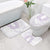 Aloha Lei Onaona Bathroom Set Purple Hawaiian Tribal Pattern - Polynesian Pride