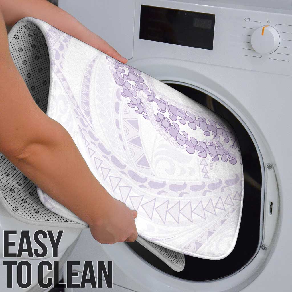 Aloha Lei Onaona Bathroom Set Purple Hawaiian Tribal Pattern - Polynesian Pride